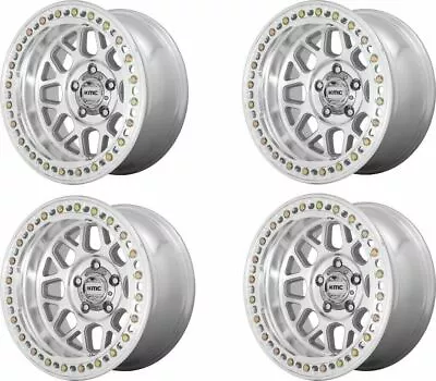 Set 4 KMC KM235 Grenade Crawl Beadlock 17x9 5x5 Machined Wheels 17  -38mm Rims • $2264