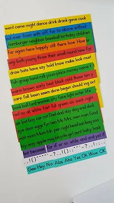 Sight Word Magnets Sight Words Sentence Builder Colorful ETA Cuisenare • $38.99