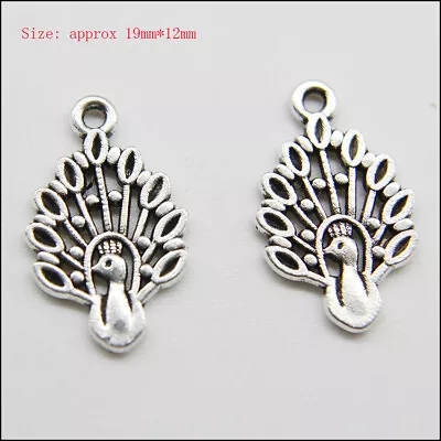Wholesale Antique Silver Jewelry Findings Charms Pendants Carfts DIY • $1.45