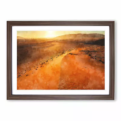 Exploring The Desert In Namibia Wall Art Print Framed Canvas Picture Poster • £24.95