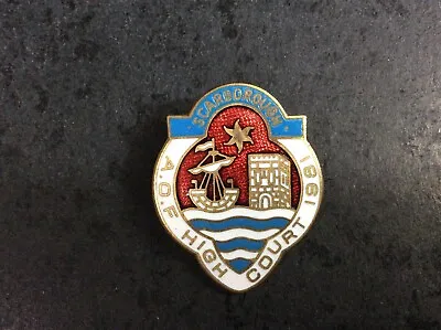 £7 • Buy Vintage Ancient Order Of Foresters A.O.F. Scarborough High Court 1981 Pin Badge