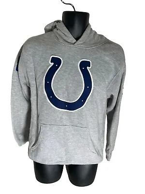 Reebok Indianapolis Colts Hoodie Men’s Large Peyton Manning #18  NFL Sweatshirt • $19.99