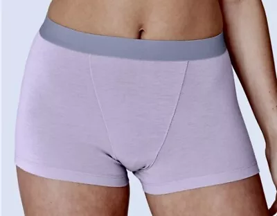 MAIDENFORM Naturally Soft Urban Lilac Boxer Brief BoyShort Panty Womens S 5 XL 8 • $10.71