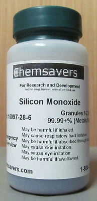 $60 • Buy Silicon Monoxide, Granules 1-2.5mm, Vacuum Deposition Grade, 99.99+%, 25g