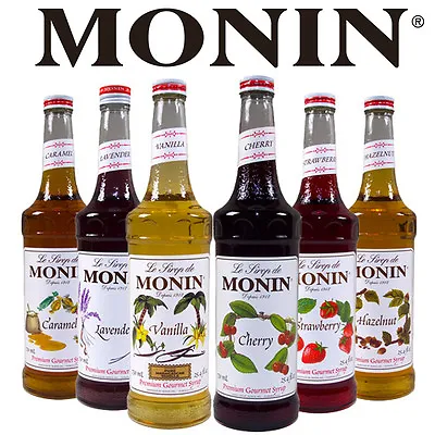 Monin Coffee Syrups 70cl Glass Bottles - AS USED BY COSTA COFFEE - 40+ Flavours • £12.69