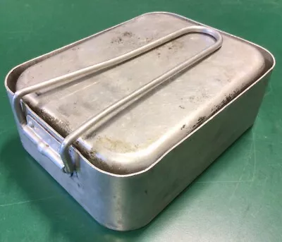 British RAF Vintage Mess Tin Dated 1951 /1952 Issued Food Cooking Pan Pot X2 • $20.76
