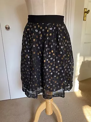 Gorman Gorman Silk Mix Sequins Knee Length Skirt. EUC. Sz 12 • $60