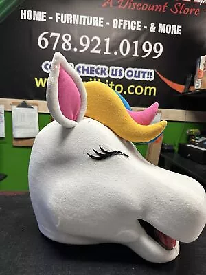 Unicorn Mascot Costume For Grown Ups / Head Only  • $120