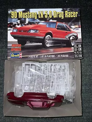 Revell '90 Mustang LX 5.0 Drag Racer 1:25 Model Kit Painted Body New Otherwise • $0.99