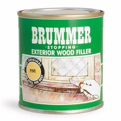 Brummer Exterior Wood Filler Matt 225g/625g Various Colours Waterproof • £8.50
