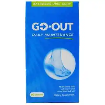 $29.95 • Buy Go Out Daily Maintenance, Tart Cherry & Celery Seed For Uric Acid 90 Capsules