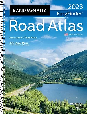 $18.20 • Buy Rand Mcnally USA Road Atlas 2023 BEST Large Scale Travel Maps United States NEW