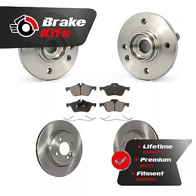 Front Hub Bearing Assembly Disc Brake Rotor & Pads Kit For 2002-2006 Mini Cooper • $167.19