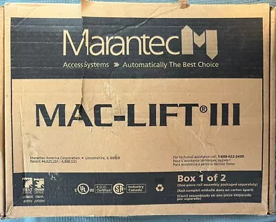Marantec MAC-LIFT III Elite 2007 Garage Door Opener System NIOB • $349.99