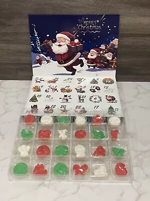 Christmas Advent Calendar Countdown DIY Making Kit Kids Gift Boxes EMPTY • $9.49