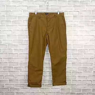 Taylore Stitch X Mission Workshop Men's Travel Chino Pants In Olive Green Sz 36 • $79.99