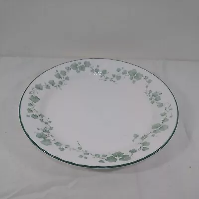 $6 • Buy CORELLE Vintage Callaway Swirled Edge Green Ivy Pattern Dinner Replacement Plate