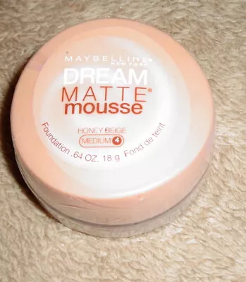 New Maybelline Dream Matte Mousse Foundation Honey Beige Medium 0.64oz/18g • $10.99