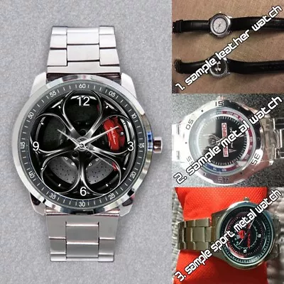 $23.89 • Buy Great Style Exclusive Alfa Romeo Quadrifoglio Wheel Unisex Sport Metal Watch