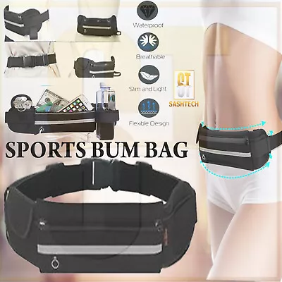 £3.35 • Buy Running Bum Bag Men Women Sport Jogging Mobile Travel Pouch Waist Holder