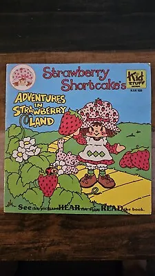 Kid Stuff Strawberry Shortcake Read Along Book And 33 1/3 RPM Record 1980 • $12.99