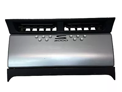 2000-2006 Honda S2000 AP1 AP2 Radio Cover Door Trim Used OEM Black And Silver • $94.99