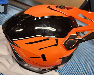 Used 509 Tactical 2.0 Helmet Venturi Vent Orange 1-F01012900-150-401 • $209.95