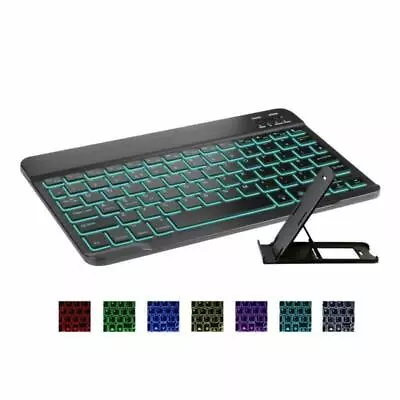 Wireless Bluetooth LED Keyboard For Samsung Galaxy Tab A8 A7 S6/ipad 7/8/9/10th • $26.58