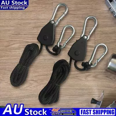1/2/4/6/8/10/12/14/16pcs Canoe Boat Bow Stern Rope 1/8 Lift Pulley For Camping • $8.17