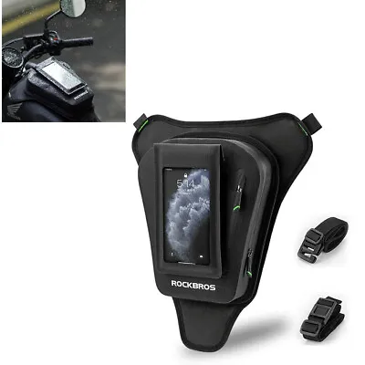 Strong Magnetic Adsorption Motorcycle Oil Fuel Tank Bag Waterproof Phone Holder • $40.40