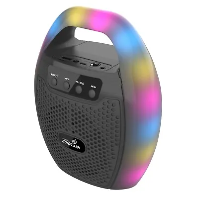 Bluetooth Speaker Mini Portable AUX SD/TF FM Radio Indoor Outdoor Lights SF123 • $15.99