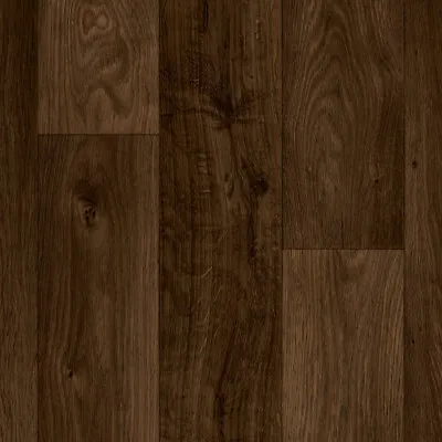 Wood Plank Effect Vinyl Flooring Roll Lino Living Room Kitchen Bathroom Cheap • £89.90