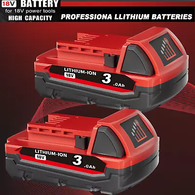 For Milwaukee M18 LITHIUM XC 3.0 Battery Pack 18V 3.0Ah 54Wh 48-11-1830 48111820 • $33.92