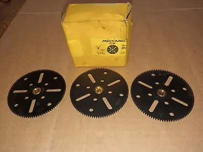 £4 • Buy 3 X #27c*unused/100% Mint)meccano Stamped 95t Spur Gear(+trade/dealer Box)