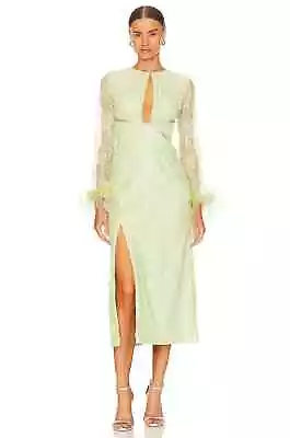 ALICE MCCALLL 'Vivienne' Midi Dress Green Size 6 BNWT RRP $879 • $99