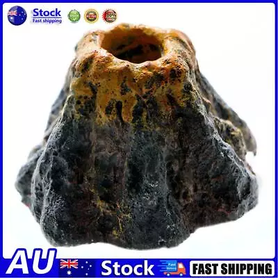 $9.59 • Buy AU Aquarium Volcano Shape & Air Bubble Stone Oxygen Pump Fish Tank Ornament De