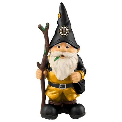 $26.95 • Buy Boston Bruins Holding Stick Decorative Garden Gnome 10  Yard Decor NHL New