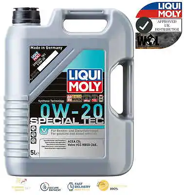 £67.99 • Buy Liqui Moly 0W20 C5 Volvo Synthetic Engine Oil Special Tec VCC RBS0-2AE 20632