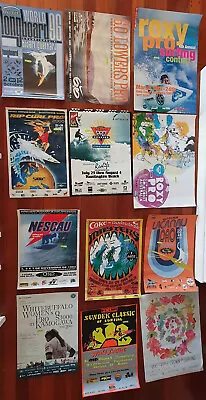 $45 • Buy #12 100 Great Original Surf Posters Surfing  Surf Surfer More Coming Soon