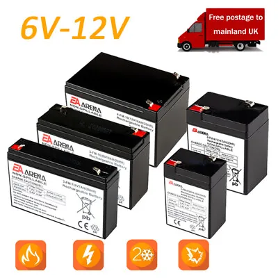 6v 12v Battery For Ride On Car Electric Scooter Different Models And Sizes • £16.14