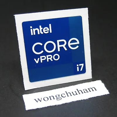 PC Notebook Sticker - CORE I7 VPRO 11th Gen Sticker 18mm X 18mm #202211231533 • $2.22