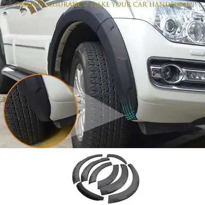 For Mitsubishi Pajero Montero 2006-2019 Black Wheel Eyebrow Arches Fender Flares • $609.83