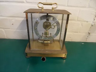 Vintage Kundo Electromagnetic Quartz Skeleton Clock C1950's • $80.88