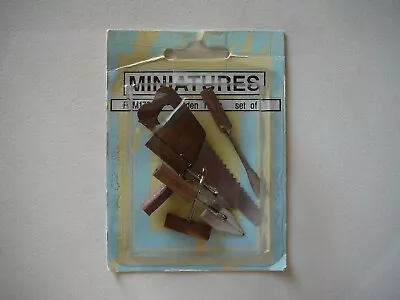 Dollhouse Miniature Garden Tools-Set Of 6 (PPM1760) • $3.50