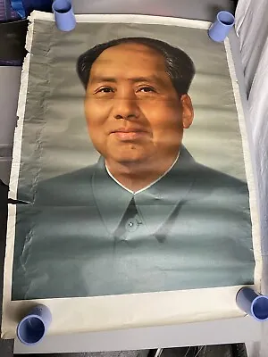 Vintage 1976 Mao Tse Tung Poster 20x28  • $22