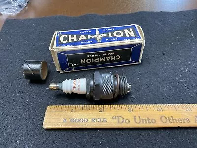 Vintage CHAMPION C-7  1” Hex NOS Spark Plug • $17.99