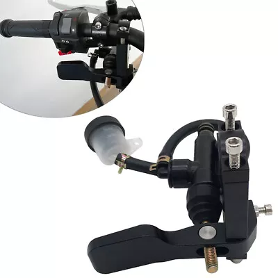 7/8'' Motorcycle Clutch Thumb Brake Lever Rear Master Straight Pump Cylinder • $44.75