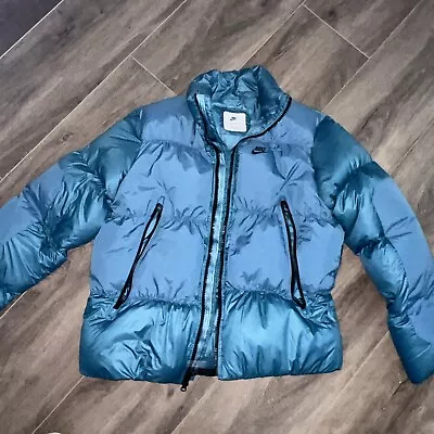 Nike Life Therma-FIT Puffer Jacket Blue Mens Size M MSRP $350 NEW • $100