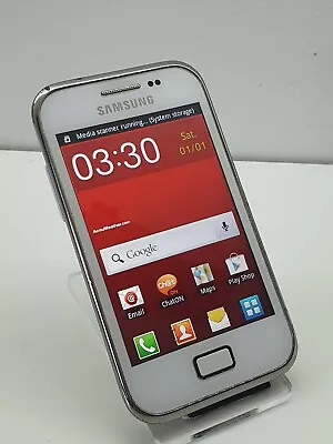 Samsung Galaxy Ace Plus GT-S7500 - 3GB - Chic White (Unlocked) Smartphone • £21.80