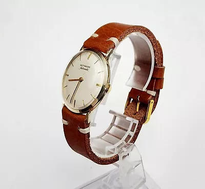 Men's SWISS Vintage 50's AUTOMATIC Watch WITTNAUER Cal.6-7AG. Midsize • $188.99